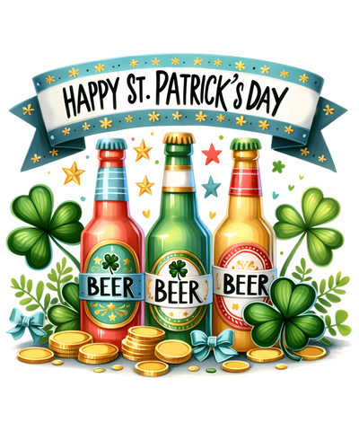 Happy St. Patrick's Day Beer Design | DTF Dallas - DTF Dallas 