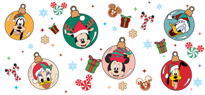 UV DTF 16 oz Libbey Cup Wrap - Mickey & Friends | DTF Dallas - DTF Dallas 