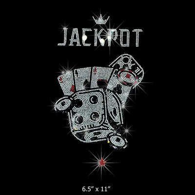 Jackpot 24018 Ready to Press Rhinestone Transfer - DTF Dallas 