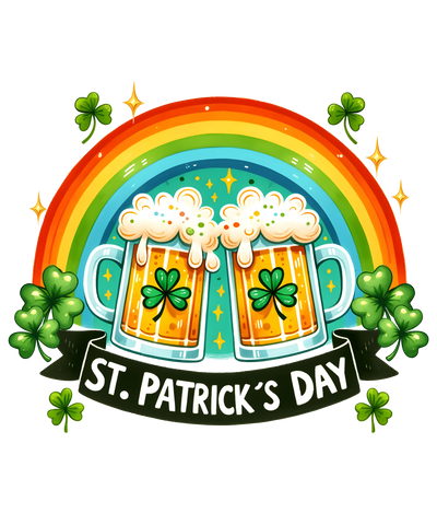 Happy St. Patrick's Day Rainbow Design | DTF Dallas - DTF Dallas 