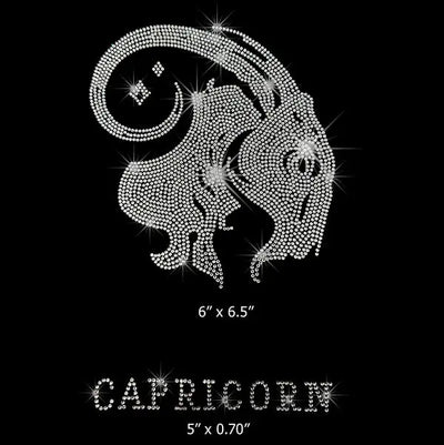Capricorn 25054 Ready to Press Rhinestone Transfer - DTF Dallas 