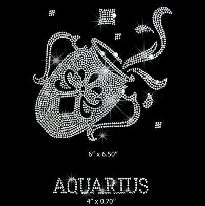 Aquarius 25056 Ready to Press Rhinestone Transfer