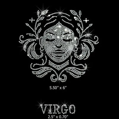 Virgo 25058 Ready to Press Rhinestone Transfer - DTF Dallas 