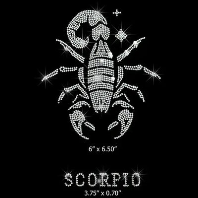 Scorpio 25059 Ready to Press Rhinestone Transfer - DTF Dallas 