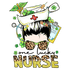 One Lucky Nurse Saint Patrick's Day Design - DTF Ready To Press