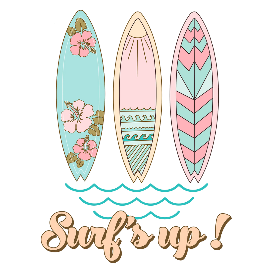 Cool Surf Design DTF-Ready to Press | DTF Dallas