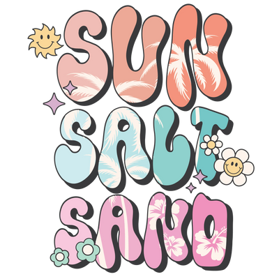 Sun Salt Sand Summer DTF Ready Press | DTF Dallas - DTF Dallas 