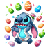 Funny Stitch Easter Design - DTF Ready To Press