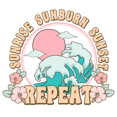 Cool Summer Vibes Design DTF-Ready to Press V3 | DTF Dallas - DTF Dallas 