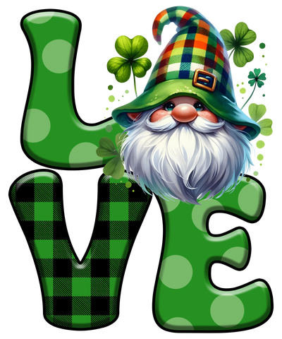 Cute Patrick's Gnome - Saint Patrick's Design | DTF Dallas - DTF Dallas 