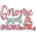 Gnome Sweet Gnome Valentine's Day Design - DTF Ready To Press