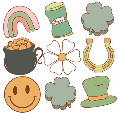 Lucky Charm Design - DTF Ready To Press - DTF Dallas 