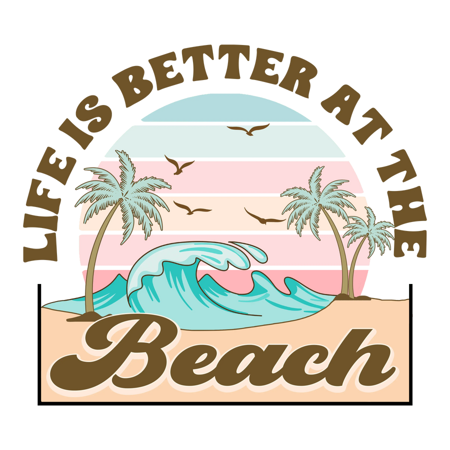 Beach Party Design DTF-Ready to Press | DTF Dallas