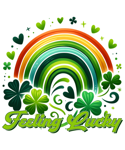 Happy Patrick's Day Feeling Lucky Design | DTF Dallas - DTF Dallas 