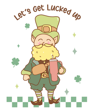 Funny Patrick Day Gnome Design - DTF Ready To Press - DTF Dallas 