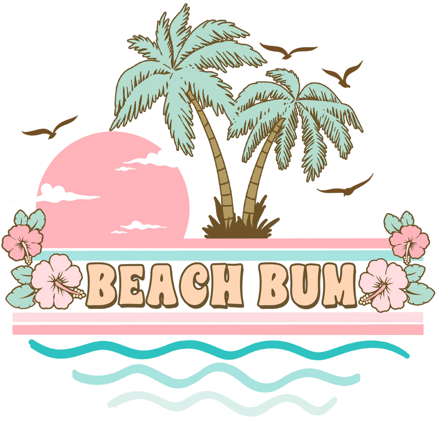 Beach Vacation Design DTF-Ready to Press | DTF Dallas