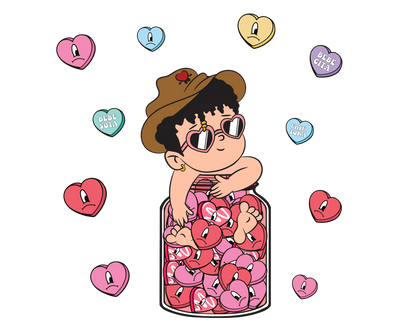 Bebesota Bebecita Friktona Bunny Valentine's | DTF Dallas - DTF Dallas 