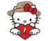 Angel Bad Bunny Hello Kitty Love Me Design | DTF Dallas