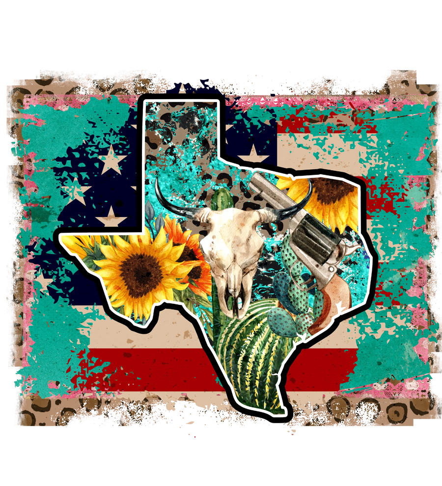Texas Country Design - DTF Ready To Press