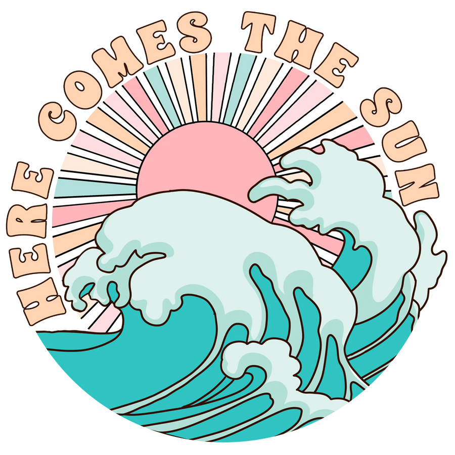 Here Comes the Sun Design DTF-Ready Press (V1) | DTF Dallas