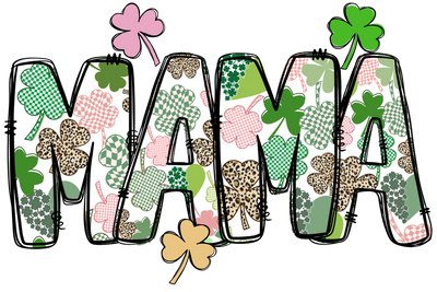 Cute Lucy Mama Saint Patrick's Day Design | DTF Dallas - DTF Dallas 