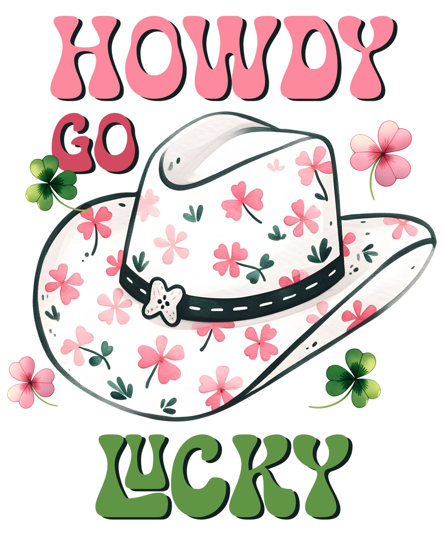 St Patrick's Day Cute Western Design | DTF Dallas
