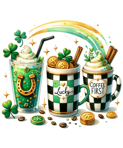 Saint Patrick's Day Coffee Lover Design | DTF Dallas - DTF Dallas 