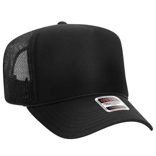 OTTO CAP 39-165 5-Panel High-Crown Foam Trucker Hat - DTF Dallas 