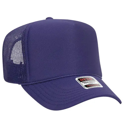 OTTO CAP 39-165 5-Panel High-Crown Foam Trucker Hat - DTF Dallas 