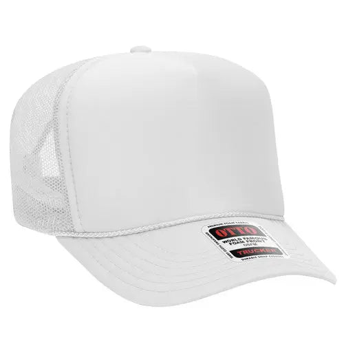 OTTO CAP 39-165 5-Panel High-Crown Foam Trucker Hat - DTF Dallas 