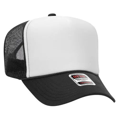 OTTO CAP 39-165 5-Panel High-Crown Foam Trucker Hat - DTF Dallas 