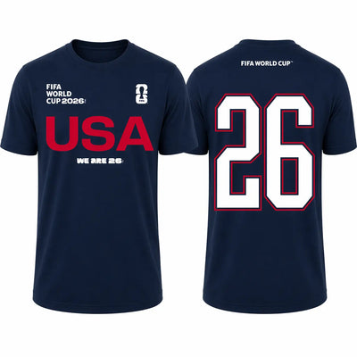 FIFA World Cup 2026 USA Shirt - Official "We Are 26" T-Shirt - DTF Dallas 