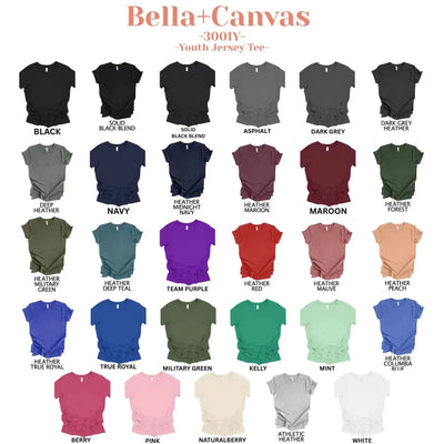 Bella + Canvas 3001Y | Youth Jersey Tee 3001 Y - DTF Dallas 