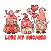 Love My Gnomies Valentine's Day Design | DTF Dallas