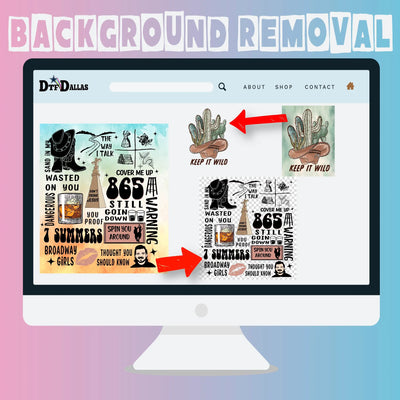 Background Removal - DTF Dallas 