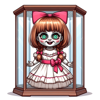 Annabelle Valentine Love Design - DTF Ready To Press - DTF Dallas 