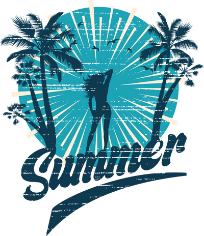 Cool Summer Design DTF-Ready to Press | DTF Dallas - DTF Dallas 