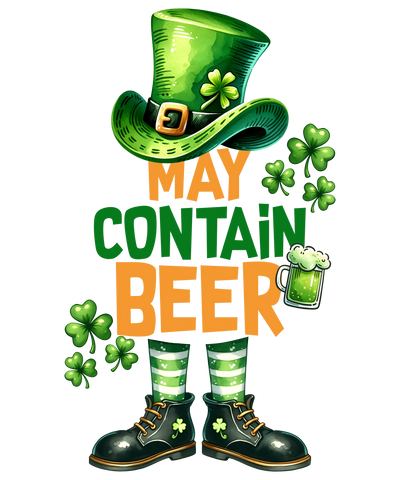 Funny Patrick's Day May Contain Beer Irish | DTF Dallas - DTF Dallas 