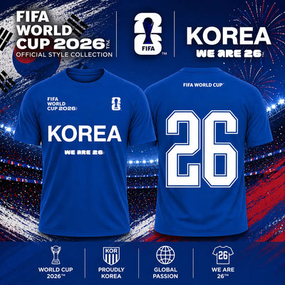 FIFA World Cup 2026 Korea Shirt - Official "We Are 26" T-shirt - DTF Dallas 