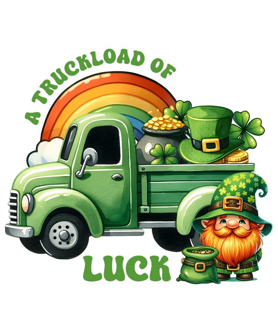 Saint Patrick's Day - Irish Leprechaun Truck | DTF Dallas