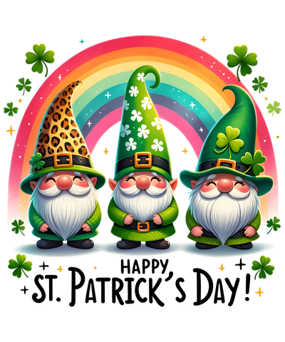 Happy St. Patrick's Day Irish Gnome Design | DTF Dallas - DTF Dallas 