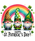 Happy ST. Patrick's Day Irish Gnome Design - DTF Ready To Press