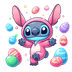 Happy Easter Stitch and Easter Egg Design - DTF Ready To Press