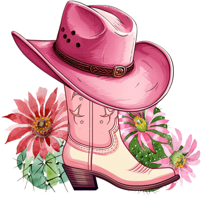 Western Cowgirl Design - DTF Ready To Press - DTF Dallas 