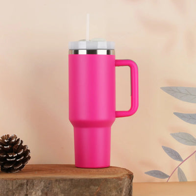 40oz Custom Insulated Tumbler with Handle - DTF Dallas 