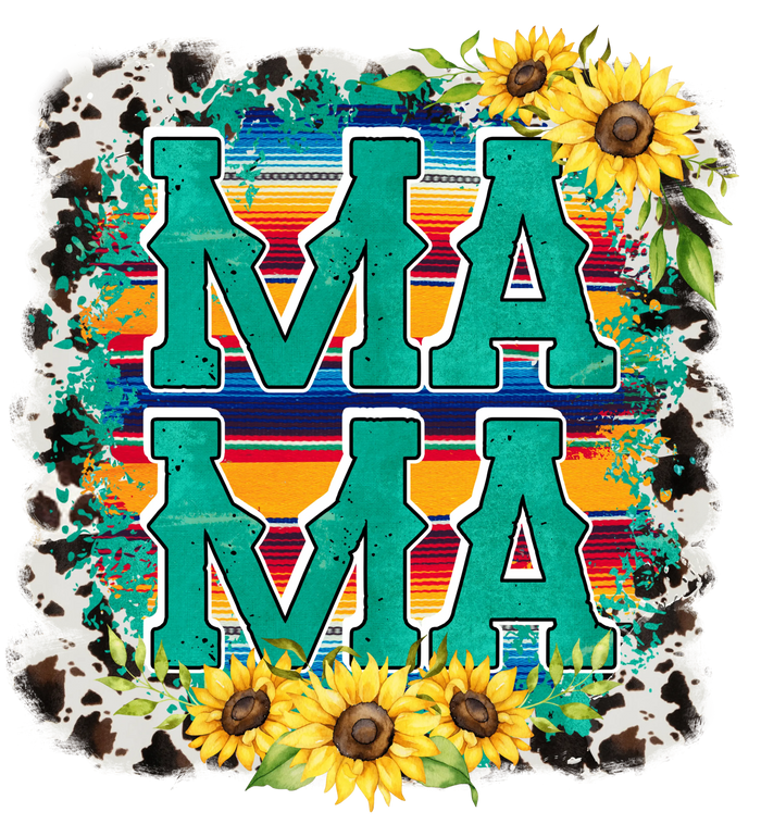 Mama Country Life Design pressed on a garment