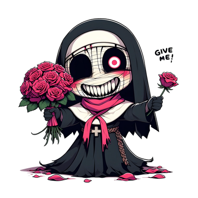 Sister Irene Couple Heart Design - DTF Ready To Press - DTF Dallas 