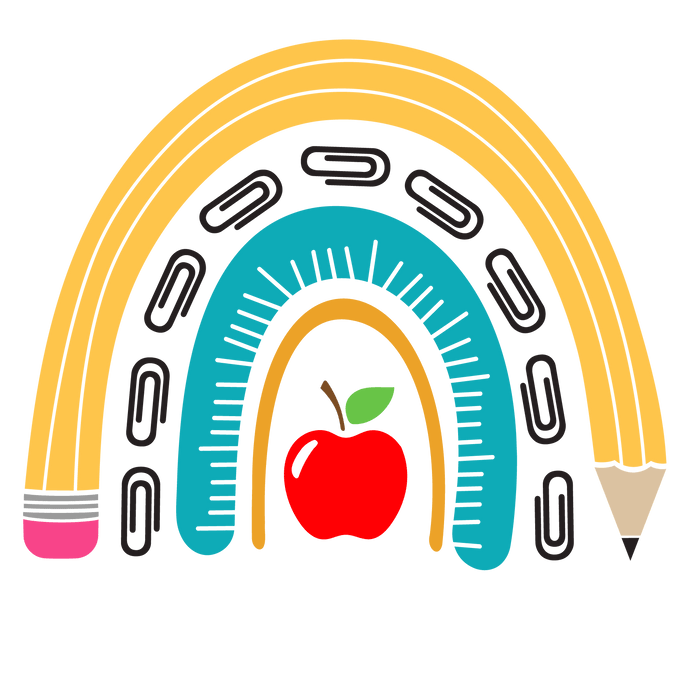 Funny Teachers Day Design pressed on a garment