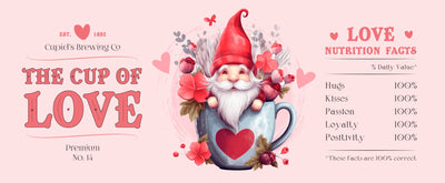 UV DTF 11 oz Mug Wrap - Valentine's Day Gnome | DTF Dallas - DTF Dallas 