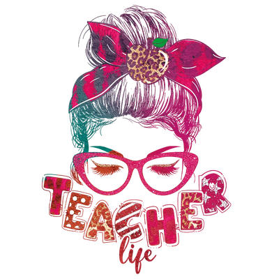 Cool Teacher Life Design - DTF Ready To Press - DTF Dallas 